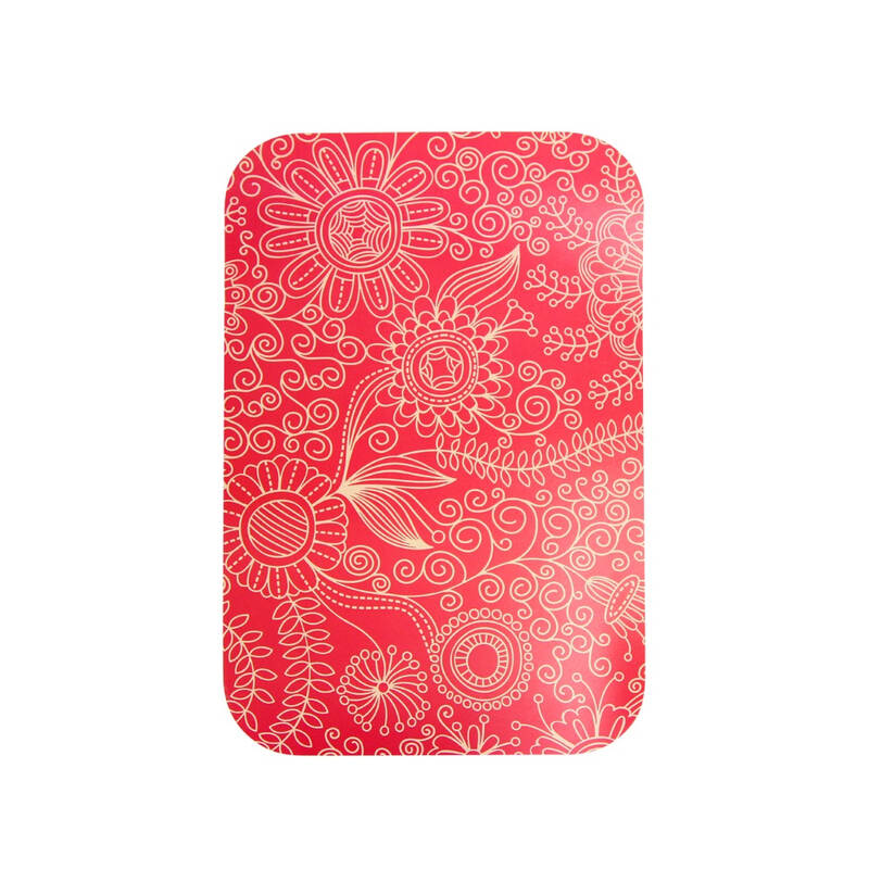 Bộ 2 Tấm Lót Bàn Ăn P&Q Bằng Nhựa Họa Tiết Hoa Văn LocknLock - 28X42cm - P-00187, , large image number null